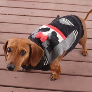 NWT size SMALL dog NEW sweater WORLD MARKET knit pet TUXEDO warm cute WEDDING